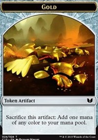 (image for) Gold // Knight (Vigilance) Double-Sided Token